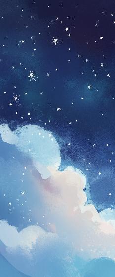 Papier peint chambre enfant renard et lune