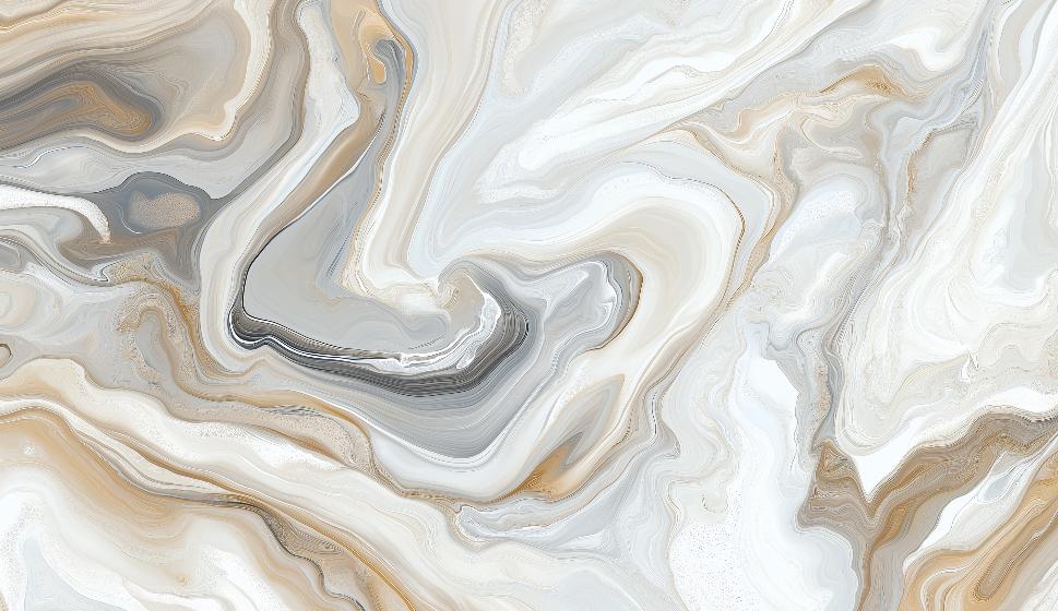 Papier peint marbre abstrait beige et gris