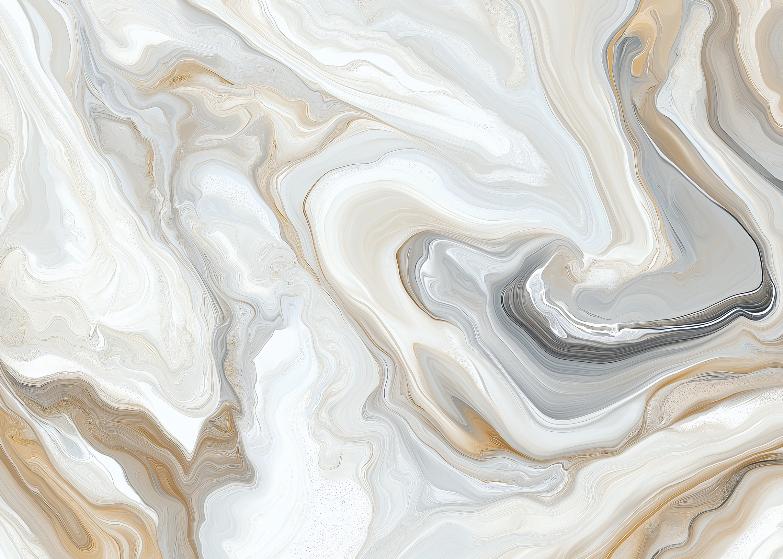 Papier peint marbre abstrait beige et gris