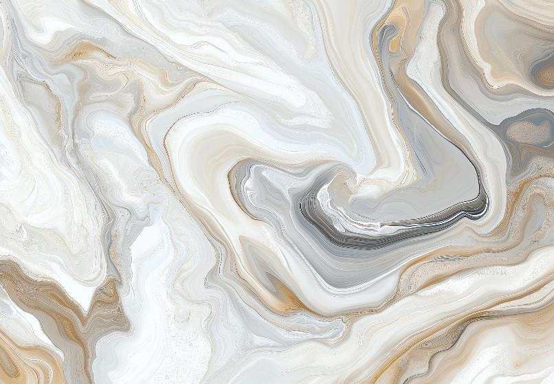 Papier peint marbre abstrait beige et gris