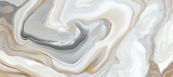 Papier peint marbre abstrait beige et gris