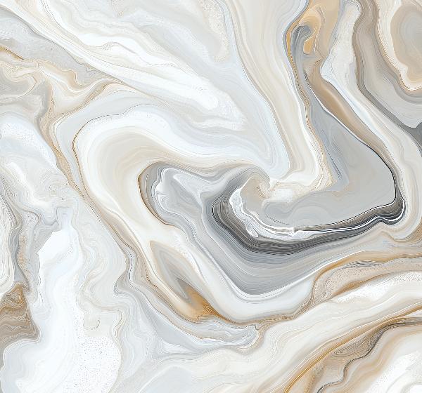 Papier peint marbre abstrait beige et gris