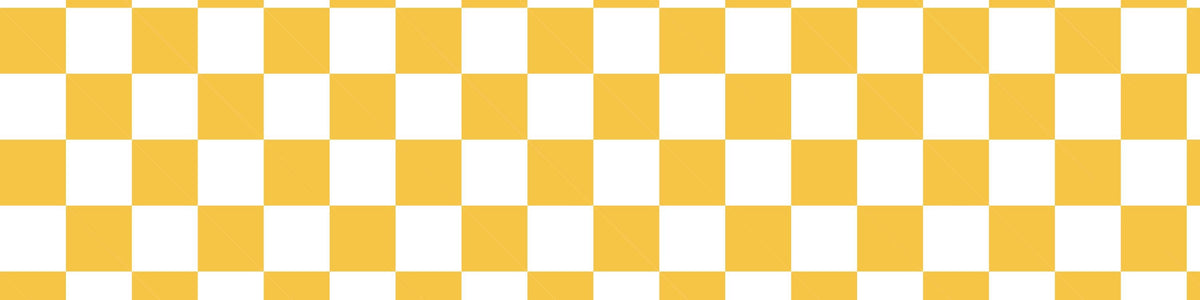 Papier peint carreaux jaune et blanc