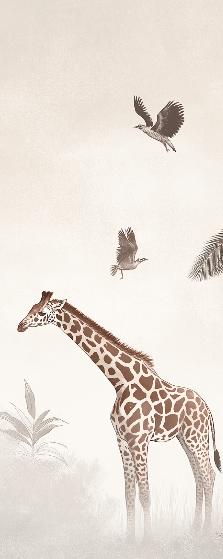Papier peint animaux sauvages savane enfant