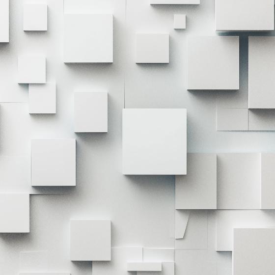 Papier peint géométrique carrés effet 3D