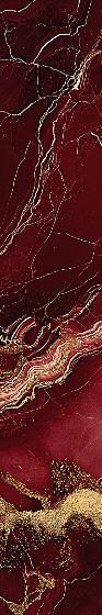 Papier peint marbre rouge et doré