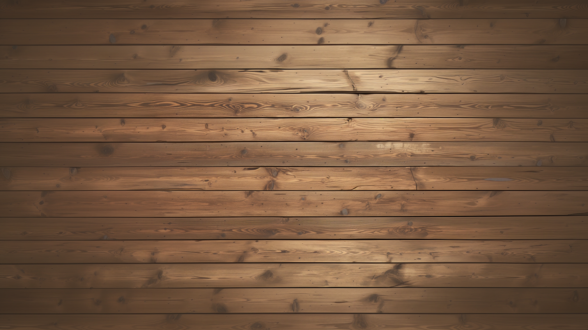 Papier peint imitation bois horizontal marron