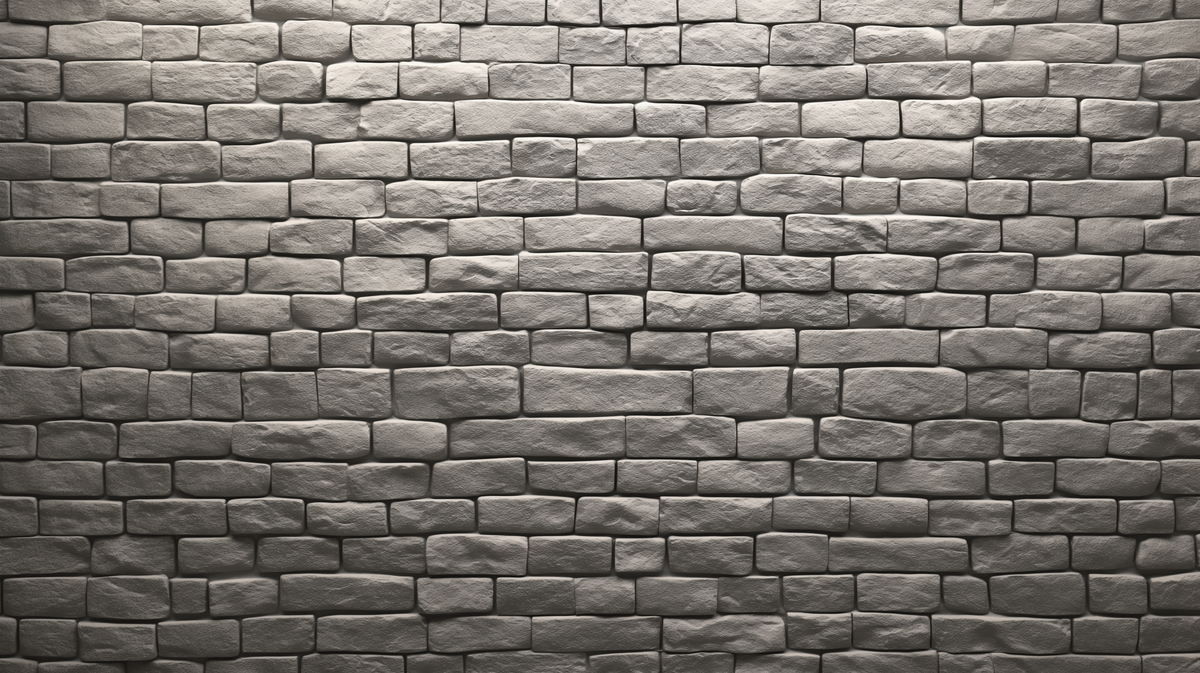 Papier peint imitation pierre blanche en relief
