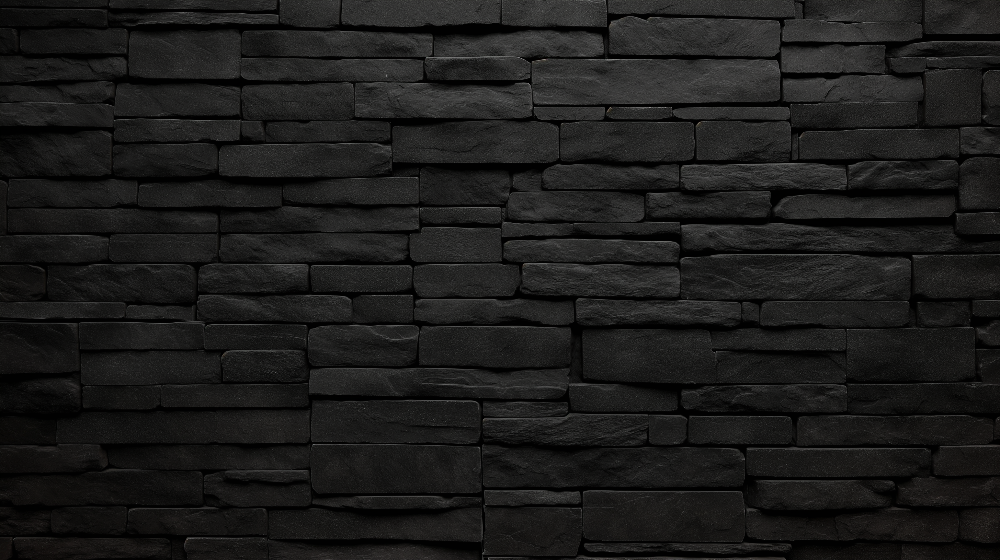 Papier peint imitation pierre noire