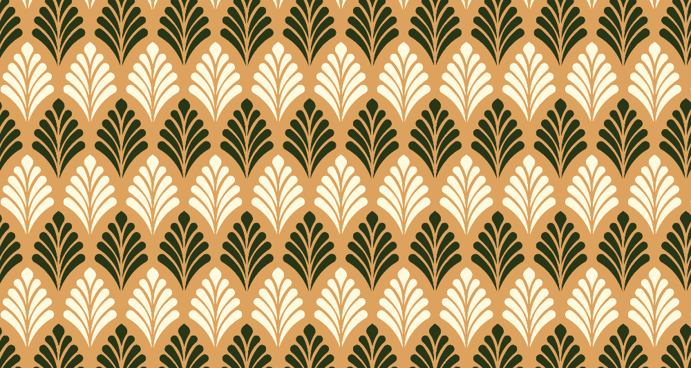 Papier peint art déco géométrique vintage