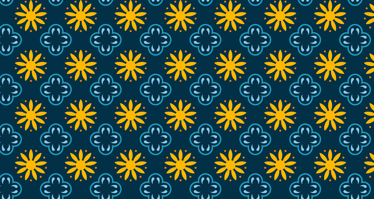 Papier peint floral géométrique moderne